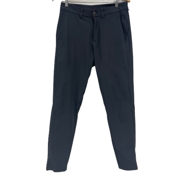 Lululemon 30 Inch Waist Slate Gray Commission Pants Slim‎ Fit Chino - Picture 1 of 13